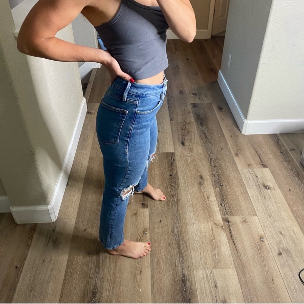 Good American Good Vintage straight leg jeans - Picture 12 of 13